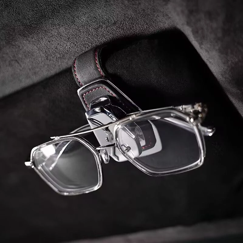 Metal & Leatherette Car Seat Hook - Electroplated Mirror Finish Organizer