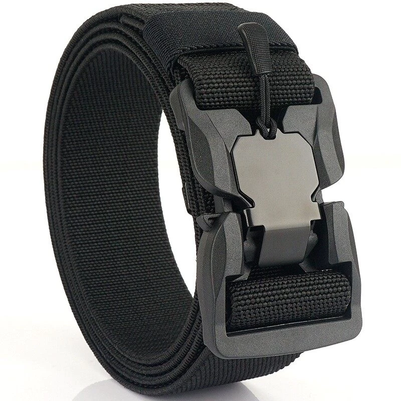 Men's Quick-Release Web Belt Collection (Beaded Texture & Stretch Styles)