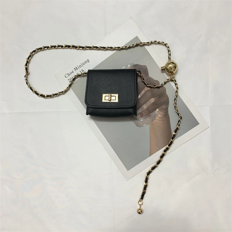 Women's Chain Belt with Mini Pouch