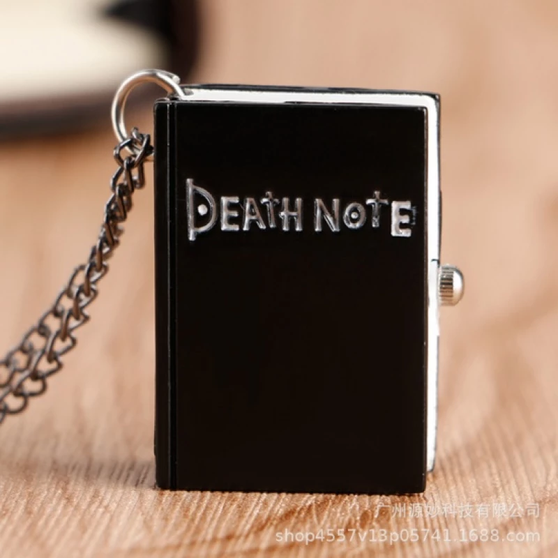 Death Note Book-Shaped Pendant Watch with Chain