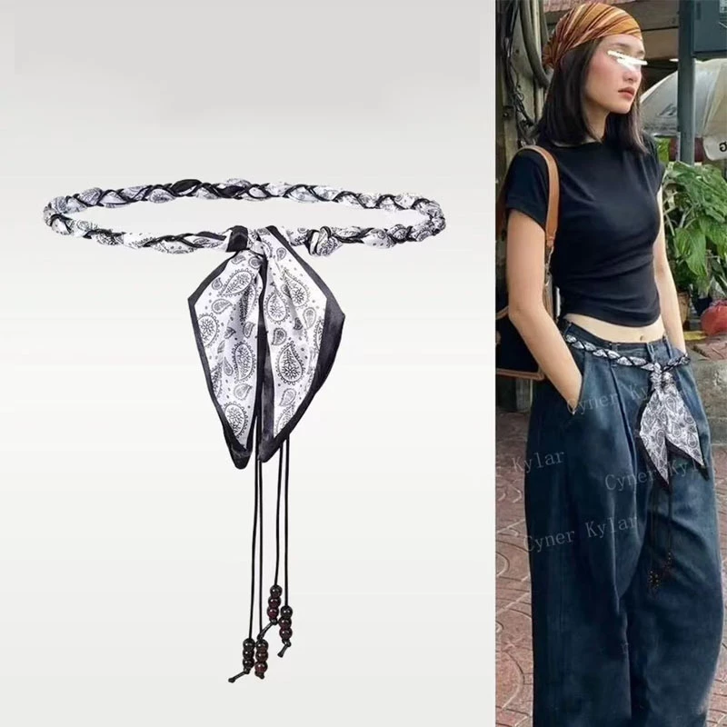 Fashion Bandana Scarf Waist Belt