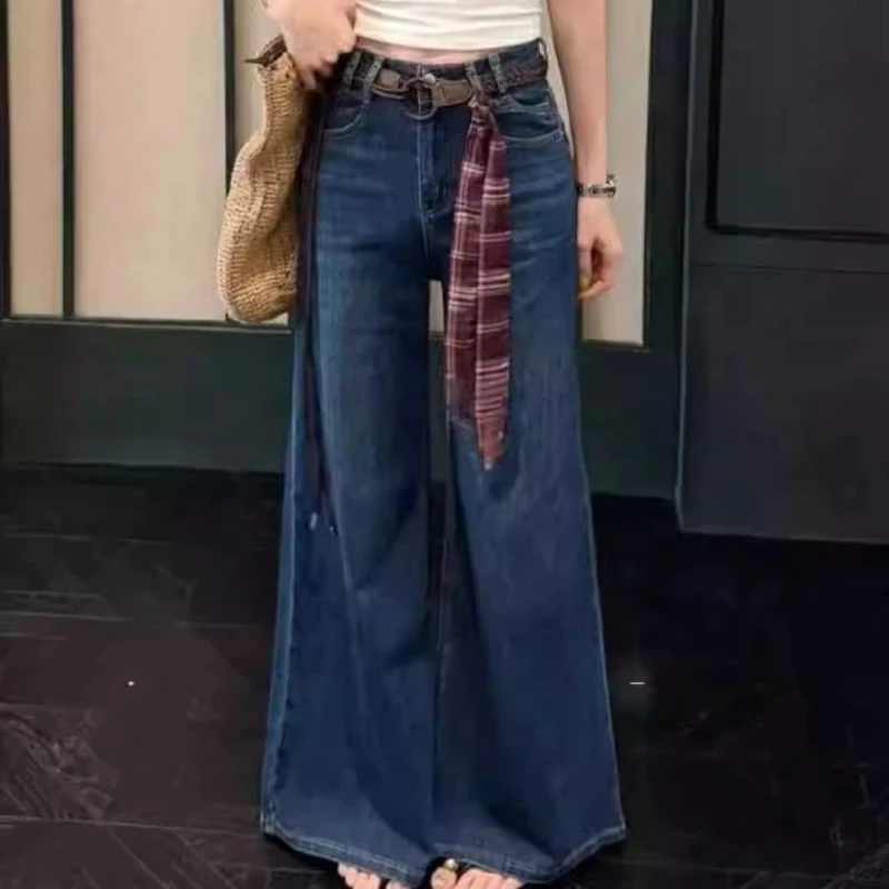 Plaid Scarf Decorative Waist Belt