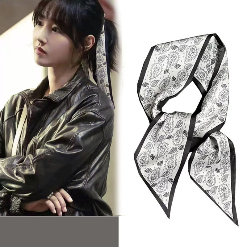 Paisley Pattern Decorative Scarf Waist Belt