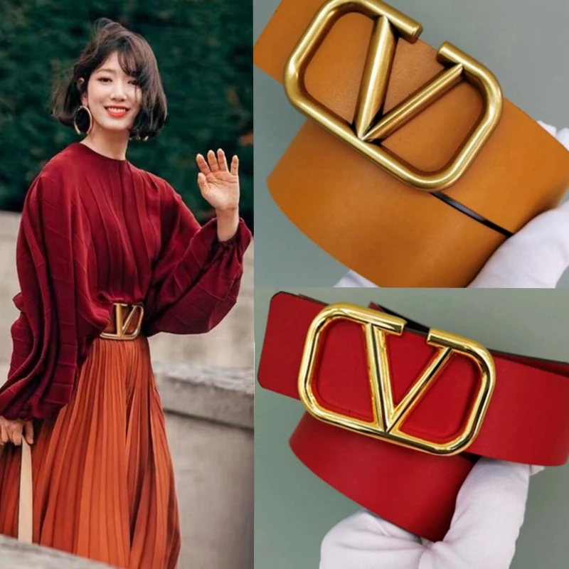 V-Shape Buckle Fashion Waist Belt