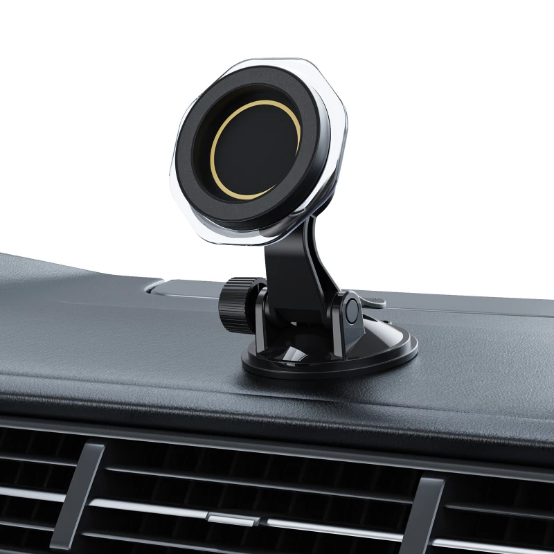 Car Dashboard Magnetic Phone Holder | Strong Suction Cup & 360° Rotatable | Universal Fit for Smartphones