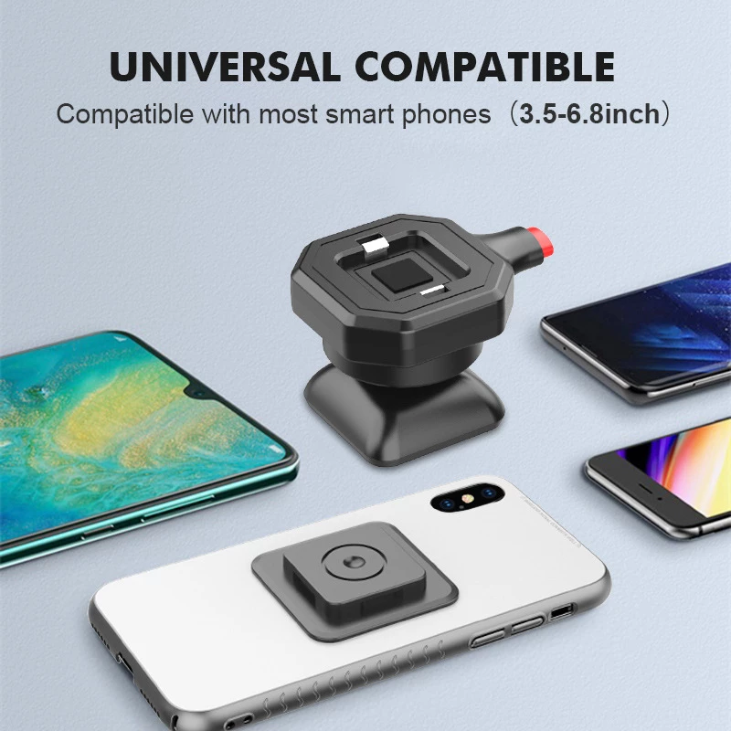 Universal Car Magnetic Phone Holder | Dashboard & Air Vent Dual Use | Fits 3.5–6.8 Inch Smartphones
