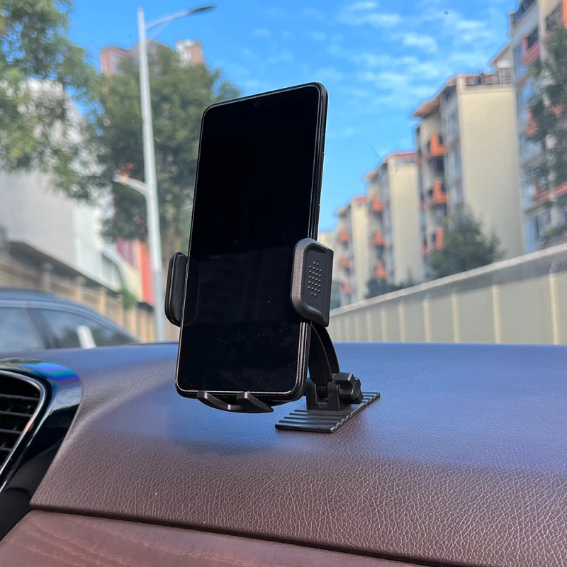 Dashboard Clip-On Car Phone Mount - No-Drill Hands-Free Holder