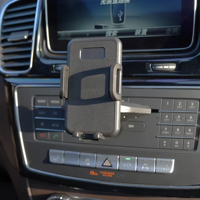 Dashboard Clip-On Car Phone Mount - No-Adhesive Hands-Free Holder