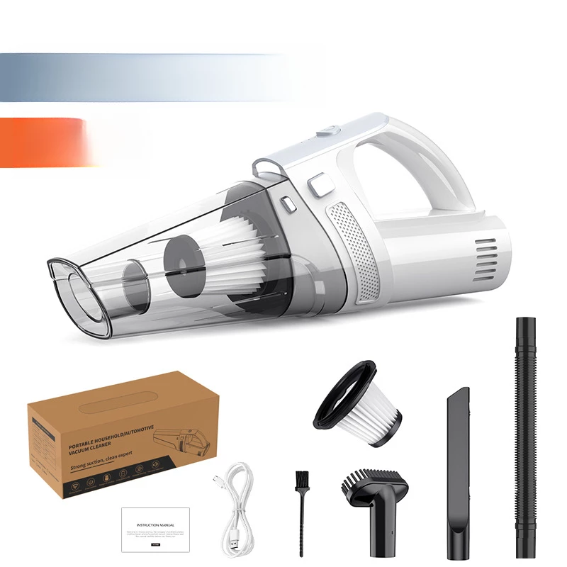 8000Pa High Suction Car Vacuum, Rechargeable Handheld Vacuum with Accessories Kit