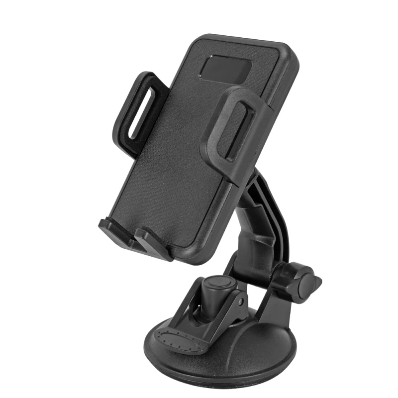 Adjustable Suction Cup Car Phone Mount - Universal Windshield & Dashboard Holder for Safe Driving