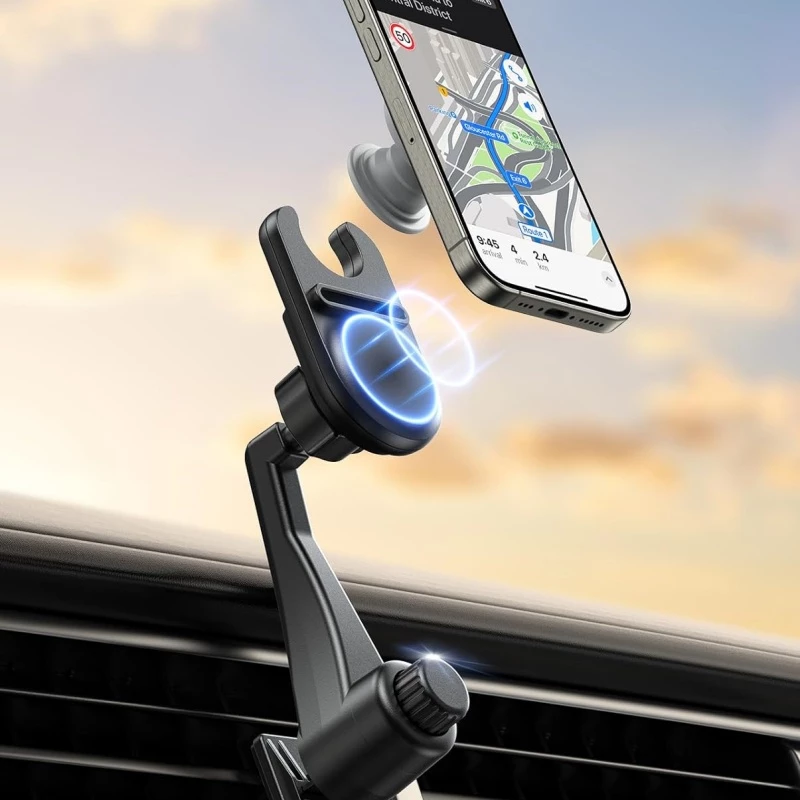 Universal Car Air Vent Phone Mount, Compatible with PopSockets & Ring Holders