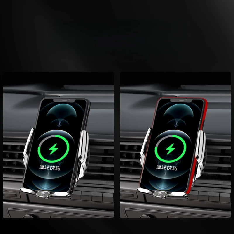 Automatic Clamping Car Wireless Charger Mount - 15W Fast Charging Air Vent Phone Holder