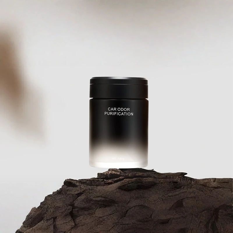 Green Gradient Car Odor Purifying Gel - 180g Long-Lasting Air Freshener